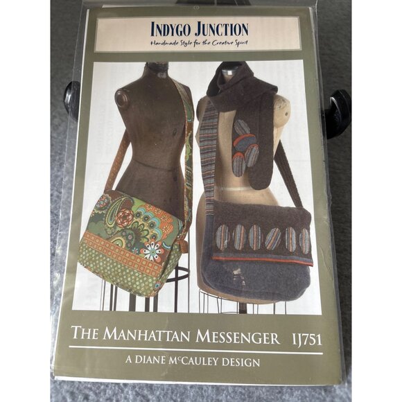 Indygo Junction Manhattan Messenger Bag Sewing Pattern IJ751 - Picture 5 of 6